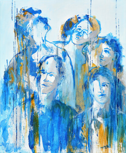 Les copains von Thomas Ahl, Malerei kaufen auf Singulart