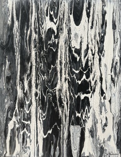 B/N Marble von Ariadna Menassanch Farré, Malerei kaufen auf Singulart