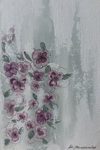 Flors i el color blanc di Ariadna Menassanch Farré, Pittura in vendita su Singulart