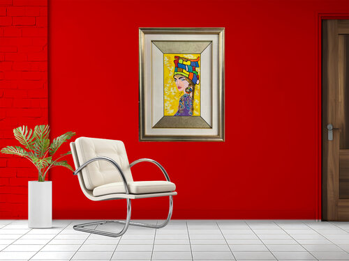 SCALATA ALLO SGUARDO by TelveArt Telve, Painting for Sale on Singulart