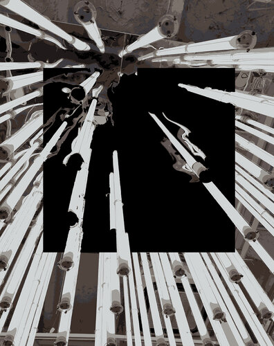 White tube lights Giclée print by Roos Boonstra, 사진 for Sale on Singulart