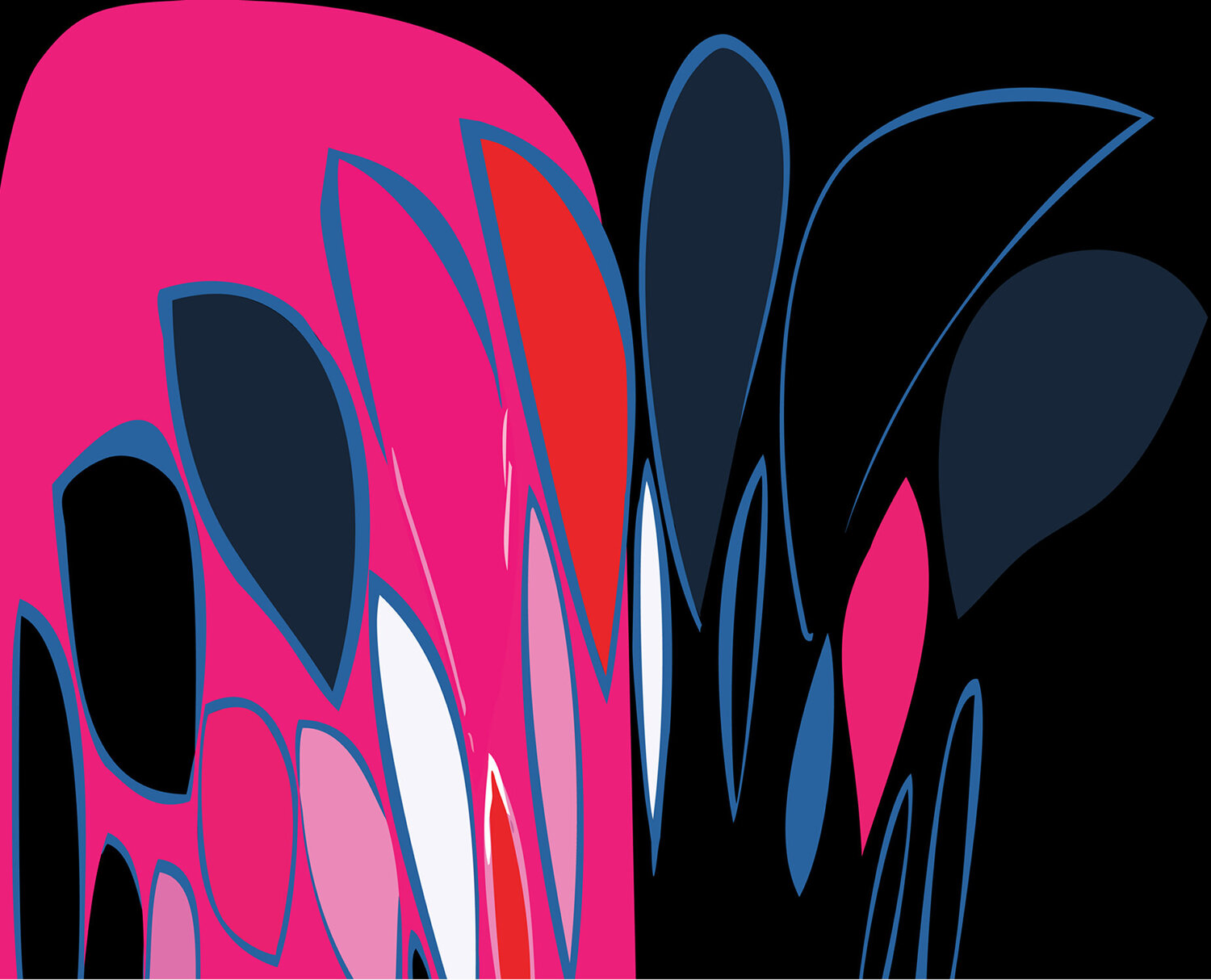 Wild flowers Giclée print Roos Boonstra