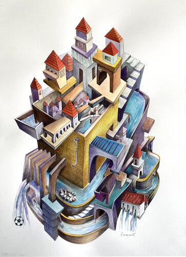 Maradona di colleen corradi brannigan, Pittura in vendita su Singulart