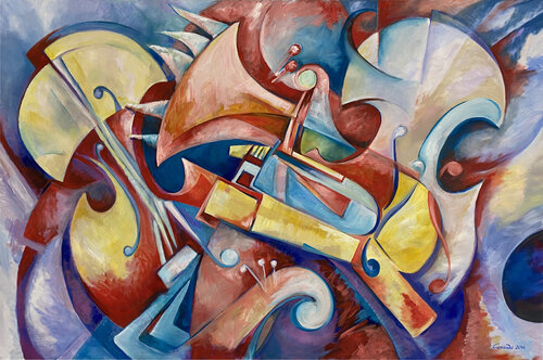 Musical Composition von colleen corradi brannigan, Malerei kaufen auf Singulart