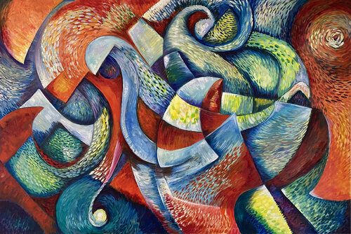 Musical Abstraction von colleen corradi brannigan, Malerei kaufen auf Singulart