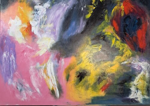 Meravigliosa vita di Luciano Mensali, Pittura in vendita su Singulart