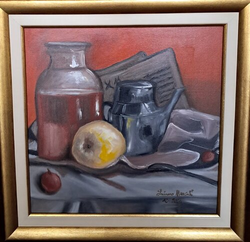 L'Attesa van Luciano Mensali, Schilderij te koop op Singulart