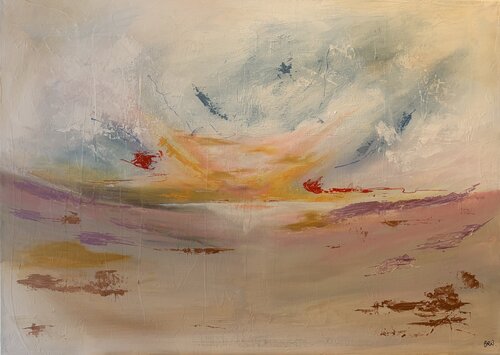 Résonance Terrestre par Nohemi BAREA REBELO, Peinture en vente sur Singulart