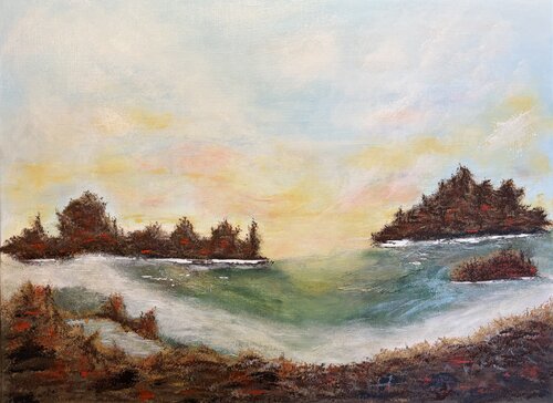 Brume Émeraude van Nohemi BAREA REBELO, Schilderij te koop op Singulart