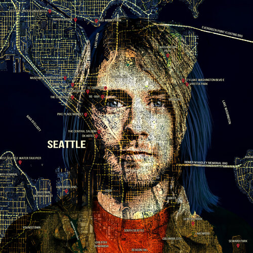 Kurt in Seattle di Giuseppe Di Dio, Digitale in vendita su Singulart