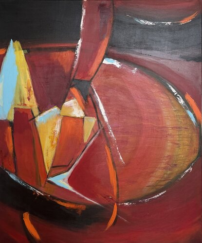 Abstrakt in bunt by Marianne Bankmann, Painting for Sale on Singulart
