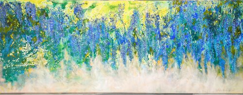 Glicinias by Anfisa Zinchenko, Painting for Sale on Singulart