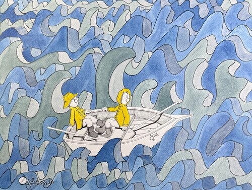 Adrift di Luis Llaca, Opera su carta in vendita su Singulart