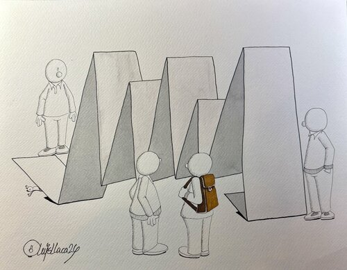 El desdoblamiento by Luis Llaca, 종이 for Sale on Singulart