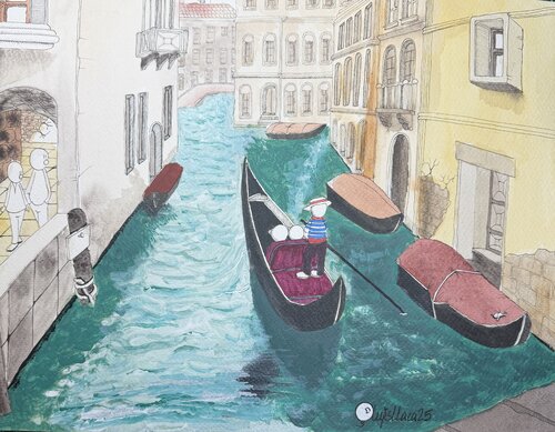 Venezia par Luis Llaca, Œuvre sur papier en vente sur Singulart