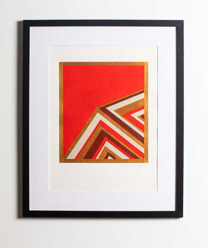 Zarape Rojo di Sandra Mazoy, Pittura in vendita su Singulart