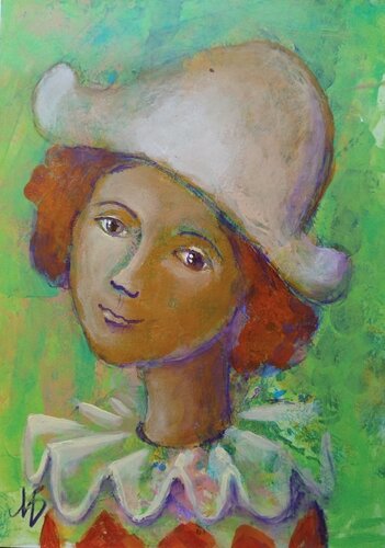 Colombine van Maria Baliassova, Schilderij te koop op Singulart