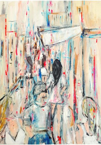 Marktplatz di Nele Hartmann, Pittura in vendita su Singulart