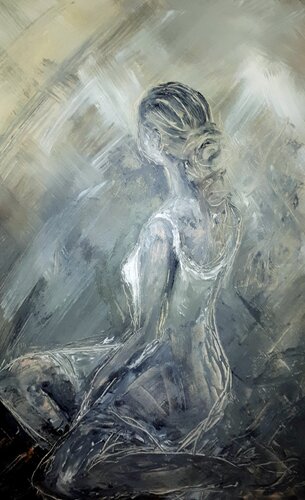 Ruhiger Ausblick di Nele Hartmann, Pittura in vendita su Singulart