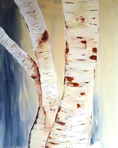 Birke di Nele Hartmann, Pittura in vendita su Singulart