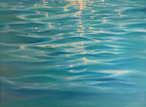 Ocean Bliss 22 by Camille Schectman, 회화 for Sale on Singulart