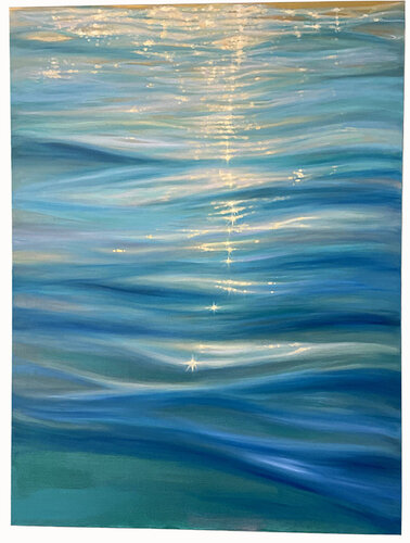 Ocean Bliss 24 by Camille Schectman, 회화 for Sale on Singulart