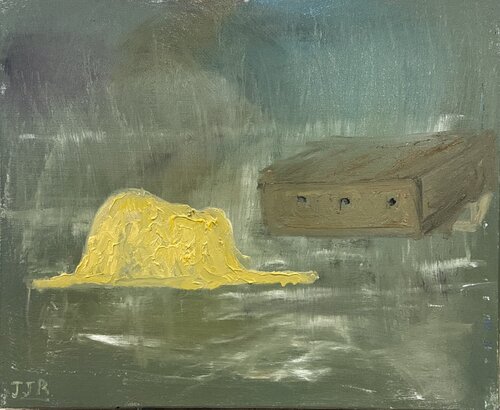 The snake and the lamb di Juan Jose Ruiz Rodríguez, Pittura in vendita su Singulart