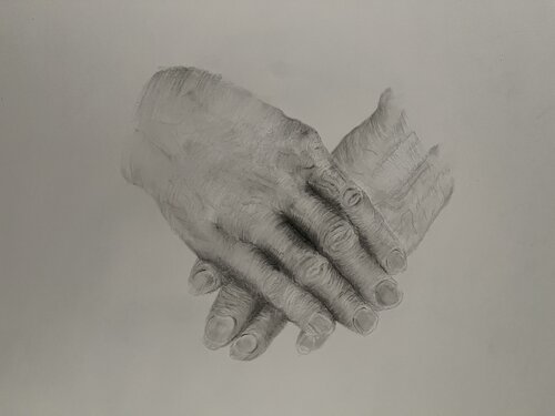Hands by Neil Dixon, Drawing for Sale on Singulart