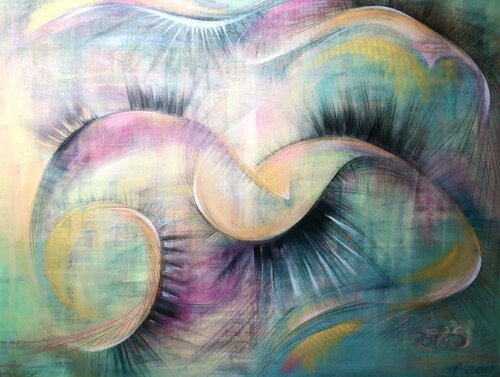 Abstrakte Wimpern Elen Svedona