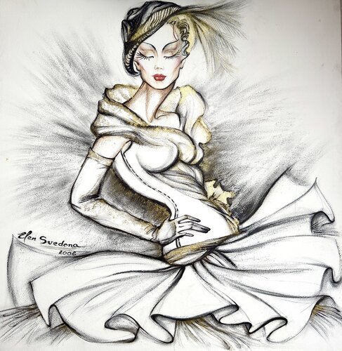 JOY - Art Couture di Elen Svedona, Pittura in vendita su Singulart