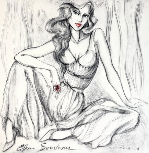 ZOE - Diwa di Elen Svedona, Pittura in vendita su Singulart