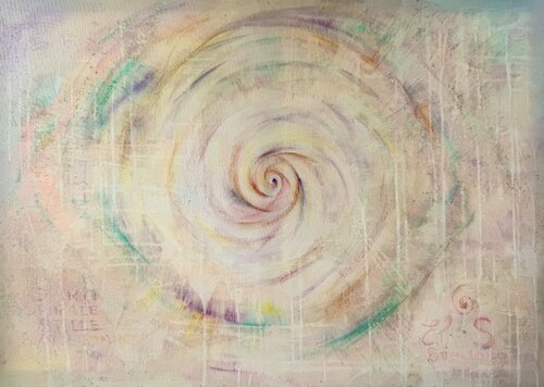 S - Spirale di Elen Svedona, Pittura in vendita su Singulart
