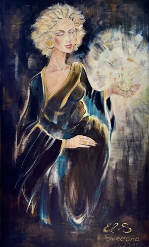 SVETLANA par Elen Svedona, Peinture en vente sur Singulart
