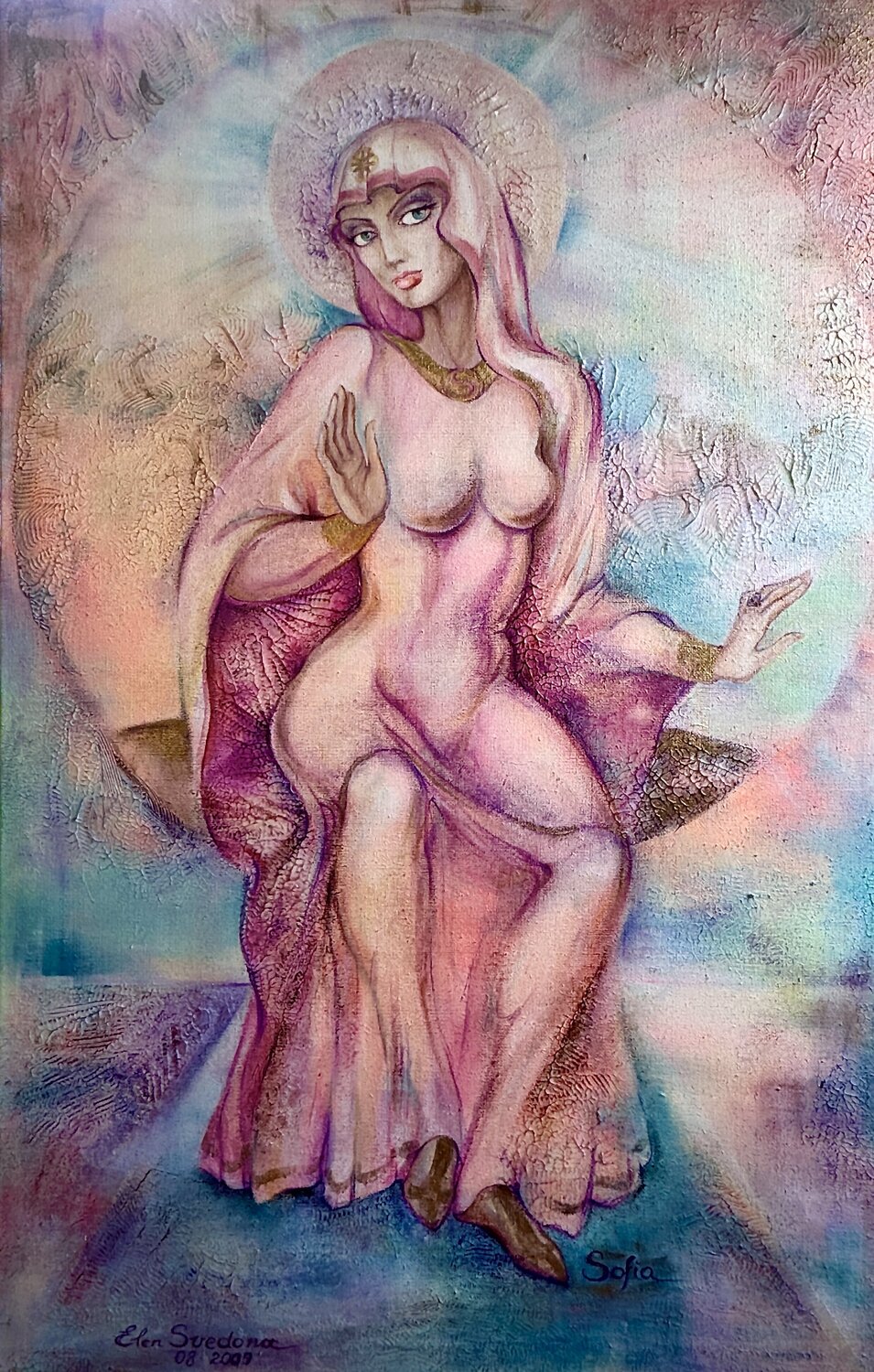 S - SOFIA Weisheit Elen Svedona Original painting for sale