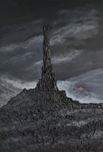 Barad Dur (Herr der Ringe) de Chris Royce, Pintura a la venta en Singulart
