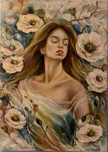 Il respiro della primavera by Liudmyla Horbachyk, Painting for Sale on Singulart