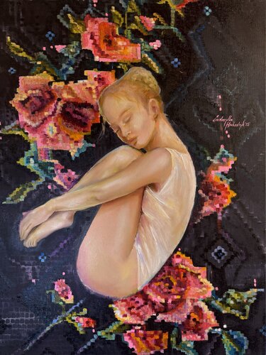 Memorie tessute by Liudmyla Horbachyk, Painting for Sale on Singulart