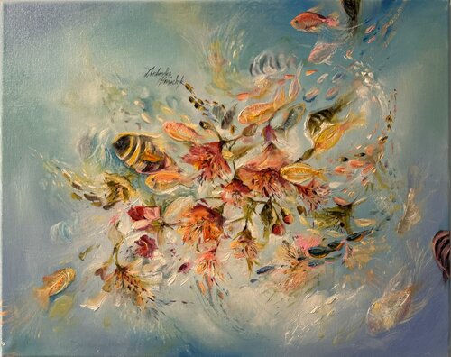L’acquario dei sogni by Liudmyla Horbachyk, Painting for Sale on Singulart