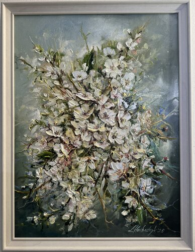 Luce nei petali by Liudmyla Horbachyk, Painting for Sale on Singulart