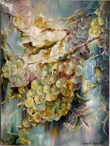 Sogno d’uva de Liudmyla Horbachyk, Pintura a la venta en Singulart