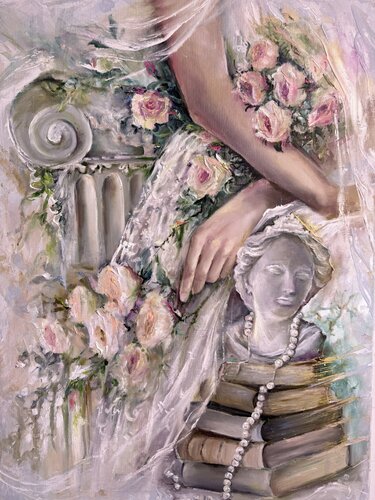 Perle del tempo by Liudmyla Horbachyk, Painting for Sale on Singulart