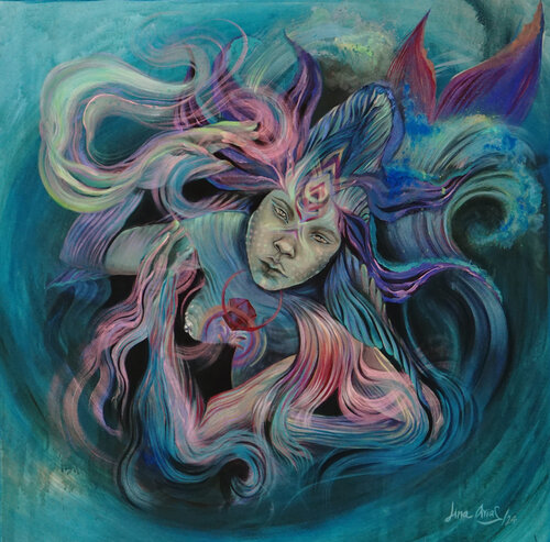 AGUA van Lina Arias, Schilderij te koop op Singulart