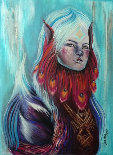 CISNE van Lina Arias, Schilderij te koop op Singulart