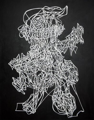 The Beast by Uomo Nero, 油畫 for Sale on Singulart