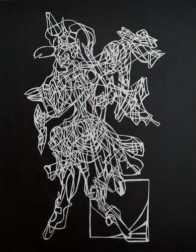 Weight Of Insight by Uomo Nero, 회화 for Sale on Singulart