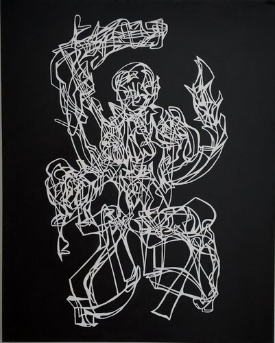 Fire Of The King by Uomo Nero, 油畫 for Sale on Singulart