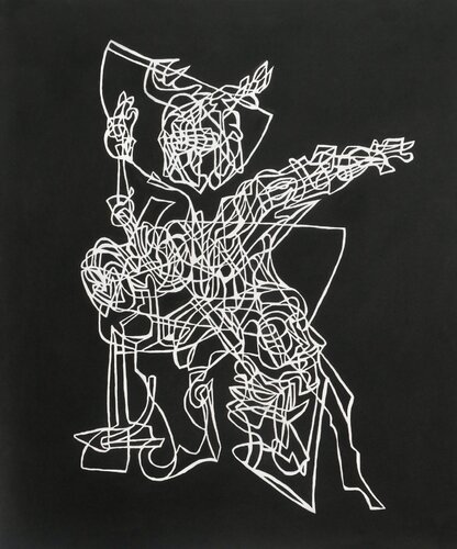 Trust In The Void by Uomo Nero, 油畫 for Sale on Singulart