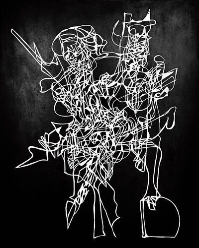 Entwined by Uomo Nero, Painting for Sale on Singulart