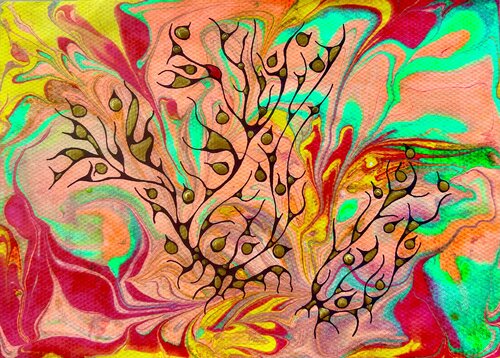Fire van Guliz Elliott, Schilderij te koop op Singulart