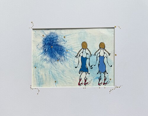 Sisters by Guliz Elliott, Painting for Sale on Singulart